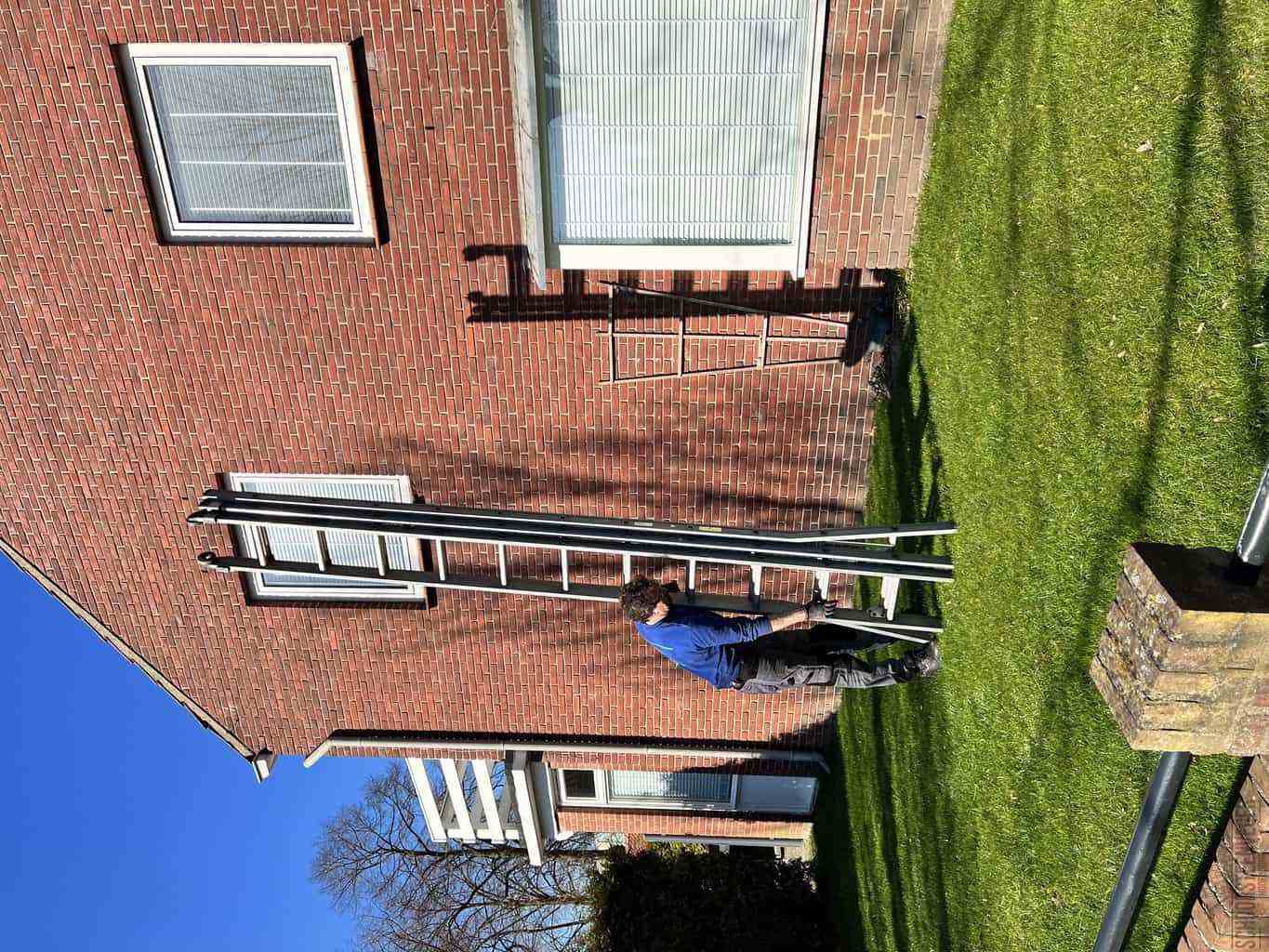 Hoofddorp schoorsteenveger huis ladder
